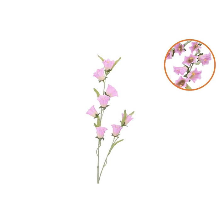 <h4>Silk Bellwort Lilac Single Stem 82cm Nm</h4>