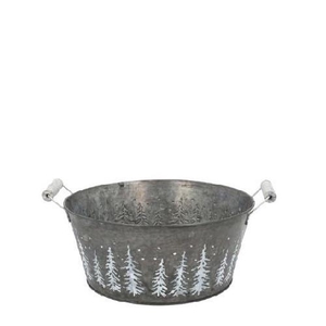 Kerst Zink Pohon bak d20*10cm