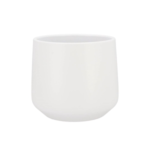 Ceramic White Matt Pot Berlin 18cm