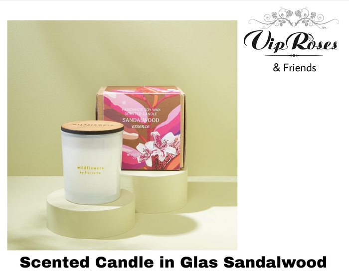 <h4>SCENTED CANDLE IN GLASS SANDALWOOD</h4>