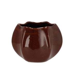 Annecy Brown Pot Structure 23x23x17cm