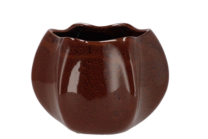 <h4>Annecy Brown Pot Structure 23x23x17cm</h4>