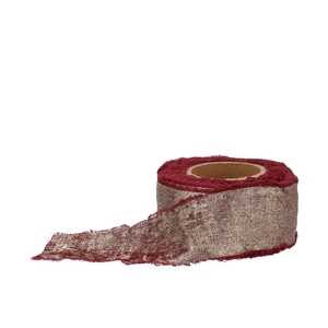 Ribbon Glam Raw Bordeaux 10mx40mm