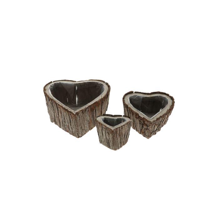 <h4>Planter Bark Heart S3 L27W24H12</h4>