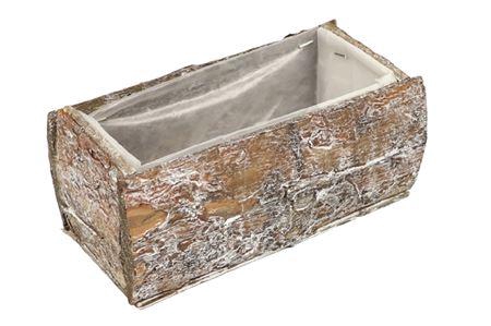 Planter Locust Bark L20W11H9