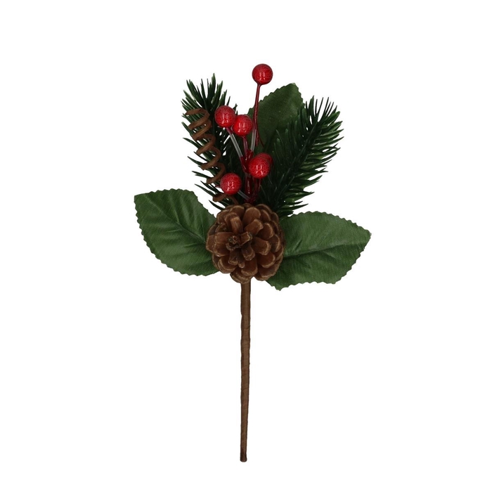 <h4>Christmas sticks 10cm Pinecone deco</h4>