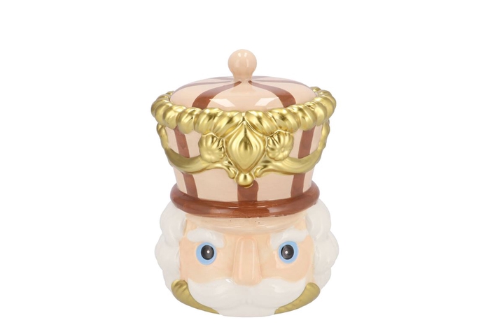 <h4>Candy Nutcracker Sand Jar 14x14x20cm</h4>