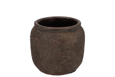 <h4>Batu Grey Pot 16x14cm Nm</h4>