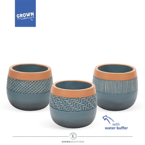 Karma - SOLO POTS - Orleans 9 cm | Sierpot + watereservoir