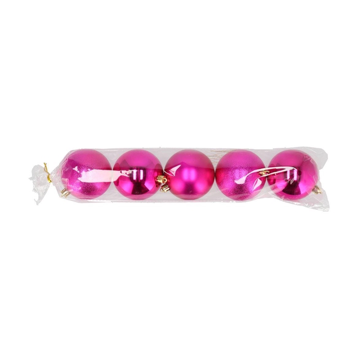 <h4>Deco Unbreakable Fuchsia Ball S/5 80mm Nm</h4>