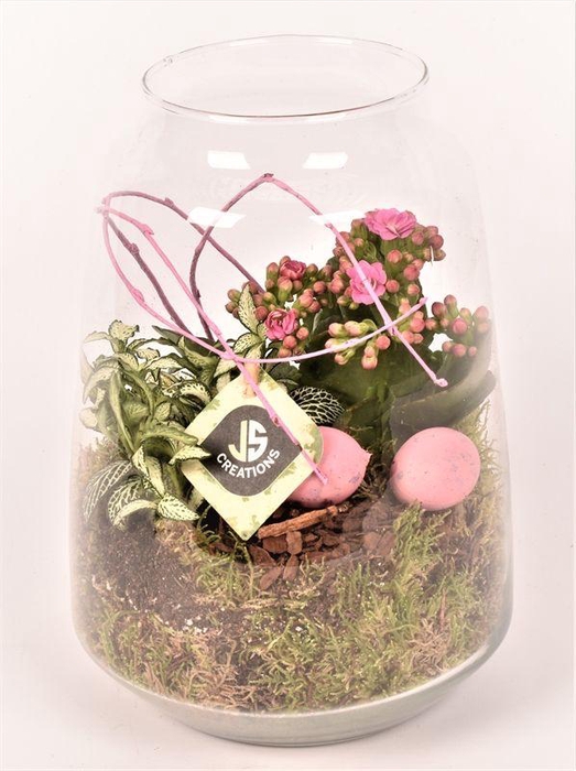 <h4>Glas cilinder Zef met hals 16cm</h4>