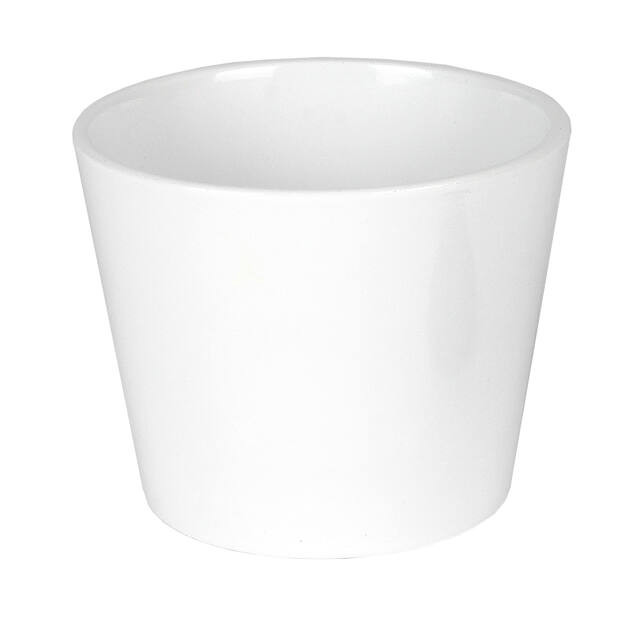 <h4>Pot Dallas Ceramics Ø12xH9cm white shiny</h4>