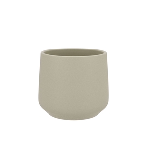 Ceramic Orchid Pot Berlin Kaki Structure 14cm