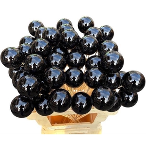 KUGEL AUF STAB H% SCHWART GLANZ