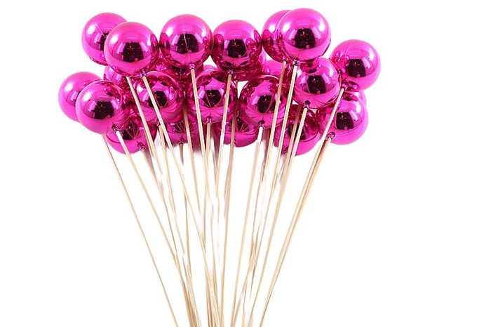 <h4>Bal On Stick Cerise Ø 6cm</h4>