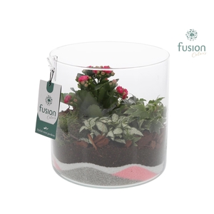 Glas Cilinder met arrangement