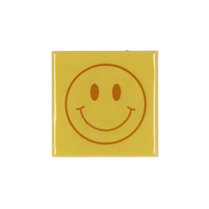 Tile Smiley Green 10x10x1cm Nm