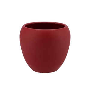 Vinci Red Velvet Flower Pot 17x15cm Nm