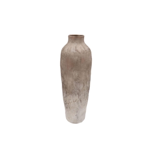Florence Antique Bronze White Vase Long 21x21x64cm