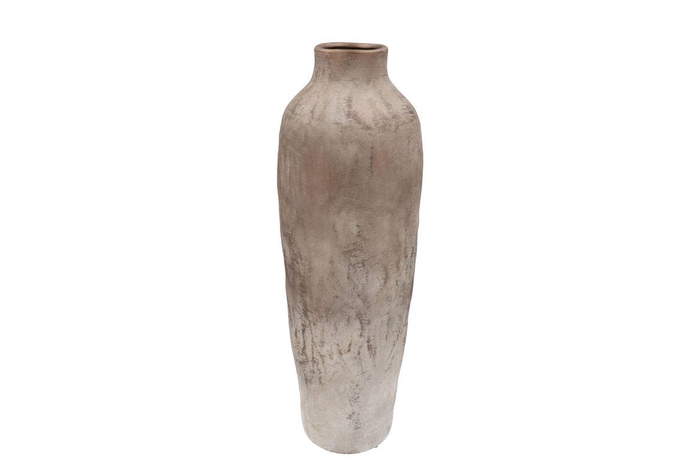 Florence Antique Bronze White Vase Long 21x21x64cm