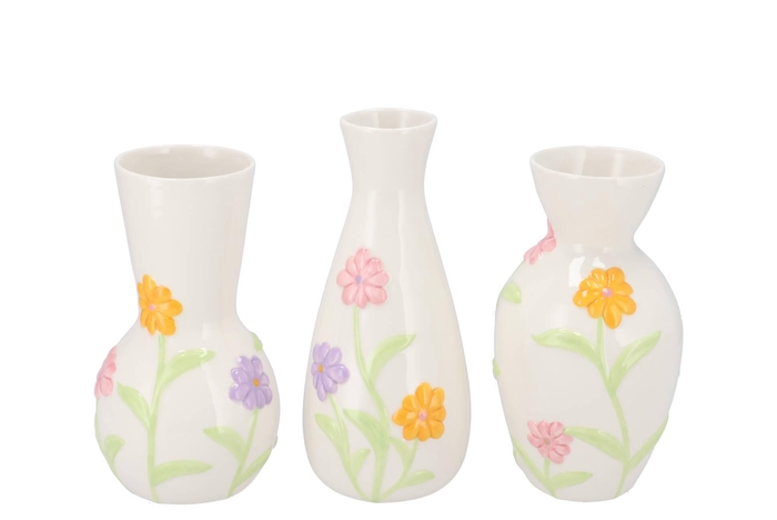 Bibi Pastel Vase Ass 11x11x18cm