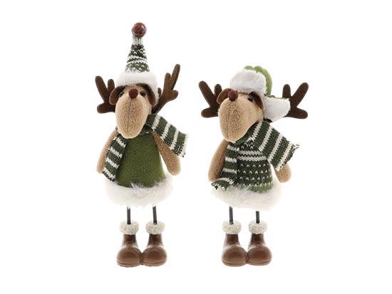 Reindeer Cozy 2Ass L5.5W5.5H25