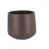 Ceramic Brown/taupe Matt Pot Berlin 18cm Nm