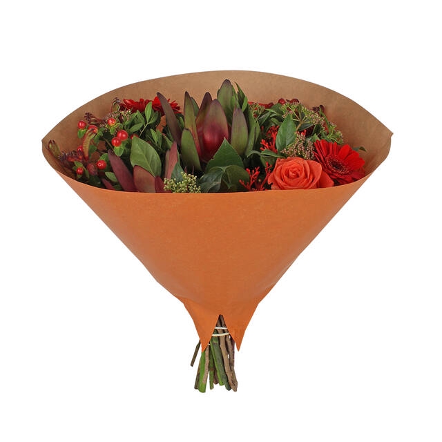 <h4>Hoes 35x35cm Angelo 70gr br kraft outside oranje 500/doos</h4>