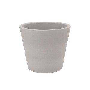 Vinci Matt Grey Container Pot 21x19cm Nm