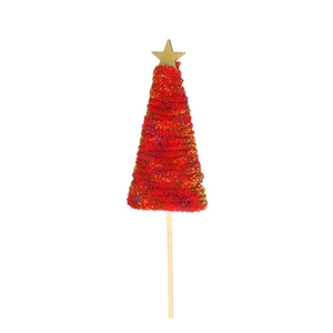 Kerst bijsteker 50cm Deco boom Barabel 11cm