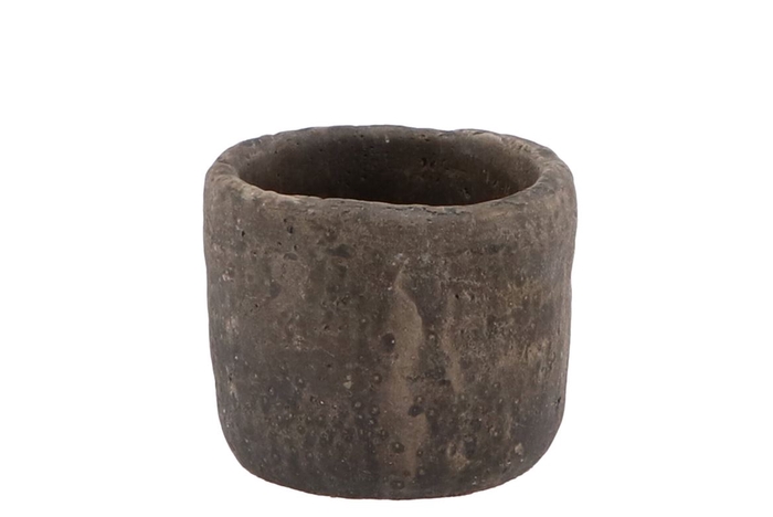 <h4>Iron Stone Gris Pot 9x8cm</h4>