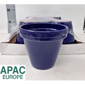 POT CÉRAMIQUE BLEU