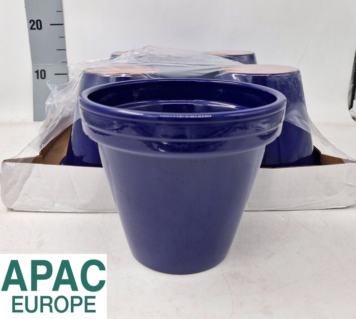 <h4>POT CÉRAMIQUE BLEU</h4>