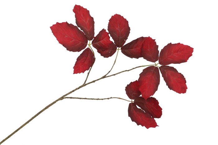 <h4>Silk Leaf Chestnut Dark Red 79cm</h4>