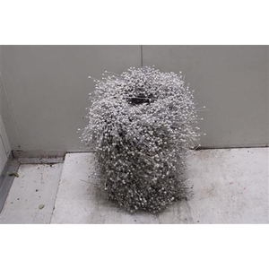 Krans Vlas Frosted 30cm