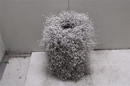 <h4>Krans Vlas Frosted 30cm</h4>