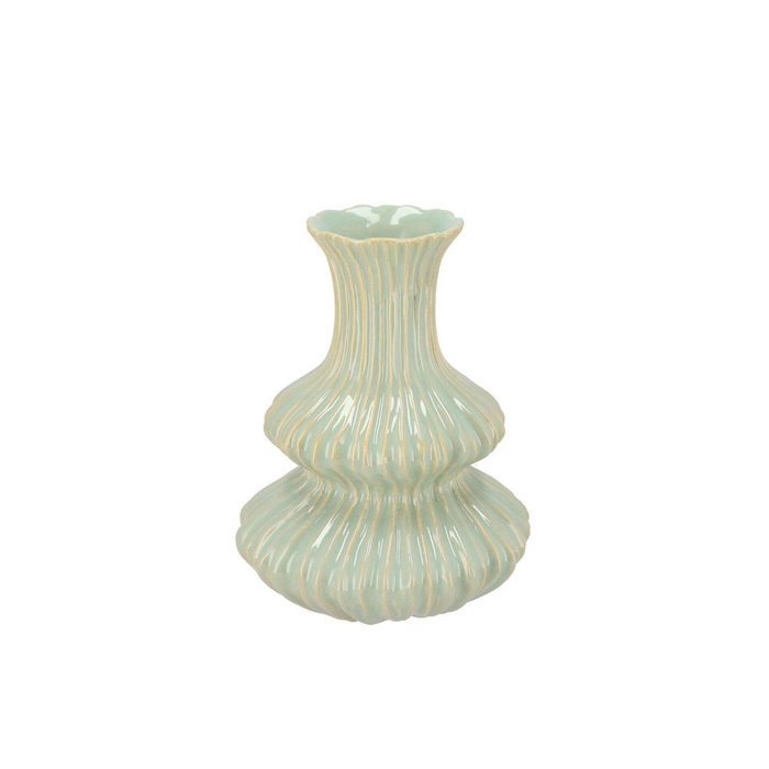 <h4>Mirre Pistache Bubbles Vase 18x18x25cm Nm</h4>