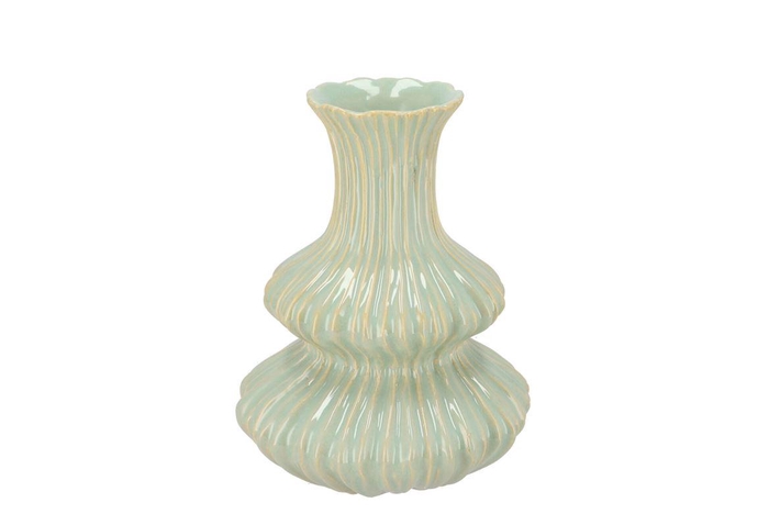 <h4>Mirre Pistache Bubbles Vase 18x18x25cm Nm</h4>