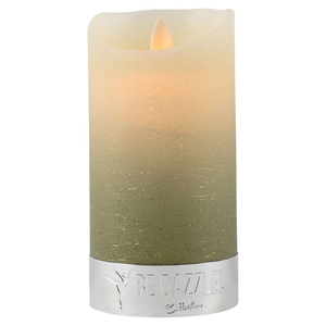 DF12-BD-20421 - Magic fl candle 75x150mm gold/cream tmr