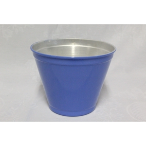 CACHEPOT DE ALUMINIO P15 AZUL NEON