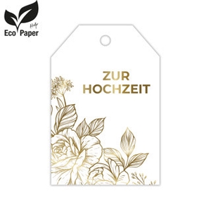 Labels Displ.Card D Hochzeit.5*8cm x20