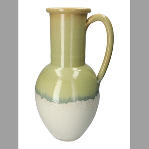 DF03-884805700 - Vase Archeon d15/28.5xh50 green/sand