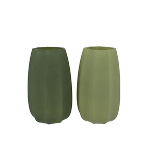 Luxx Majestic Green Vase Arches Ass 14x14x18cm Nm