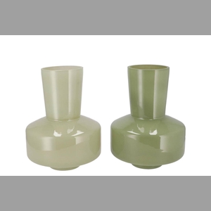 Beau Summer Green Vase Ass 20x20x26cm