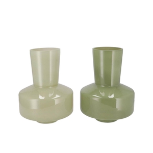 Beau Summer Green Vase Ass 20x20x26cm