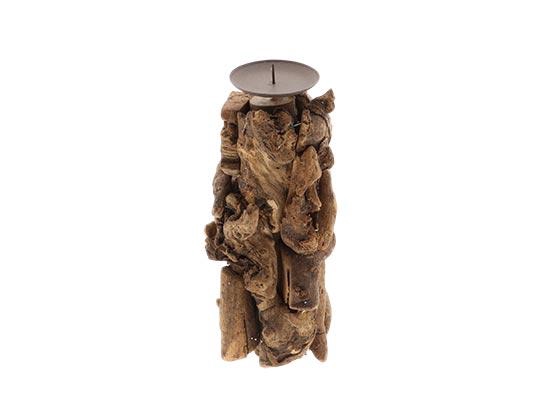 Candleholder Timber H25D10.5