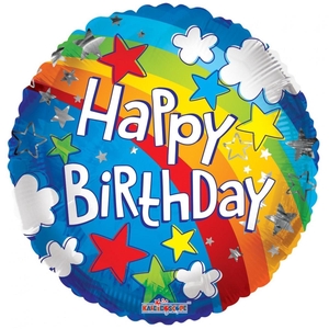 Ballon Happy Birthday 45cm