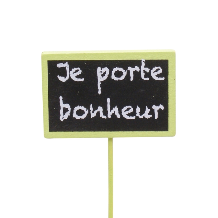 <h4>Sticks 15cm Je porte Bonheur 5*3cm</h4>