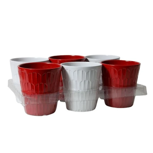 Ceramic Wendy red/white Es12