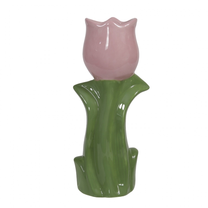 <h4>Ceramics Tulip vase d06*20.5cm</h4>